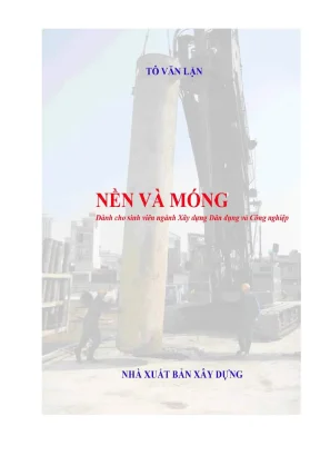 Giáo trình Nền móng Tô Văn Lận - Xây dựng Dân dụng