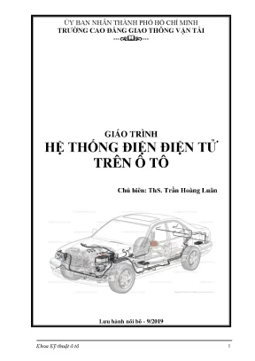 Giáo trình hệ thống điện điện tử ô tô - Khoa Kỹ thuật ô tô