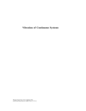 Rung động hệ liên tục: S.S. Rao