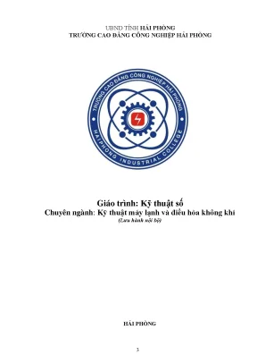 Giáo trình Kỹ thuật số Máy lạnh Điều hòa Không khí
