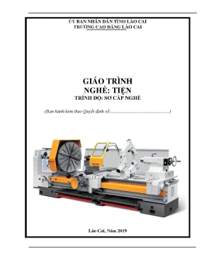 Giáo trình tiện nghề: Kỹ thuật tiện trụ ngoài và mặt đầu