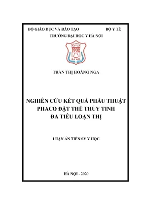 Nghiên cứu hiệu quả phẫu thuật phaco đặt thể thủy tinh đa tiêu loạn thị