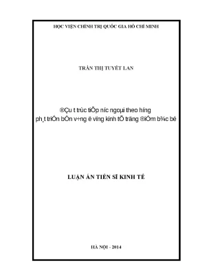 FDI phát triển bền vững vùng Kinh tế trọng điểm Bắc Bộ