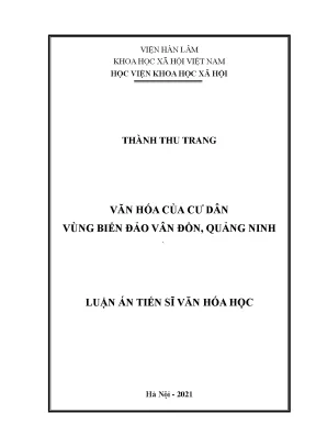Văn hóa cư dân biển đảo Vân Đồn, Quảng Ninh