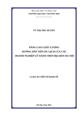 Nâng cao chất lượng hướng dẫn viên du lịch Hà Nội