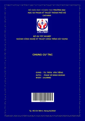 Đồ án tốt nghiệp thiết kế chung cư TNC - Đại học Sư phạm Kỹ thuật TP.HCM