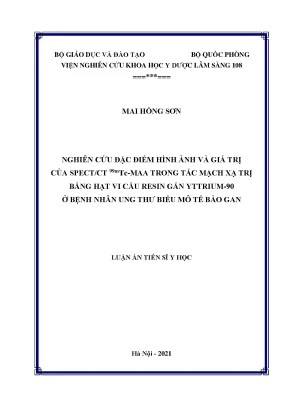 SPECT/CT 99mTc-MAA trong tắc mạch xạ trị ung thư gan