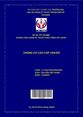 Đồ án tốt nghiệp: Thiết kế kết cấu chung cư cao cấp Vạn Đô