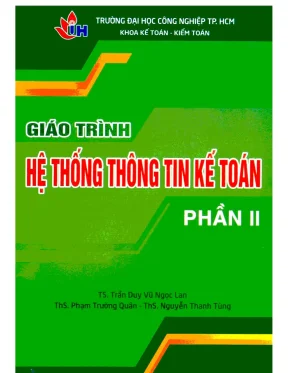 Giáo trình Hệ thống thông tin kế toán - Phần 2