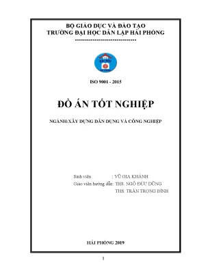 Đồ án tốt nghiệp Nhà văn phòng Cơ quan Kiểm toán Nhà nước