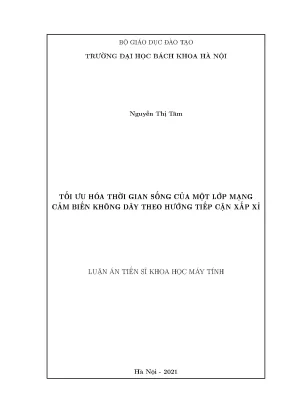 Tối ưu hóa thời gian sống mạng cảm biến không dây xấp xỉ