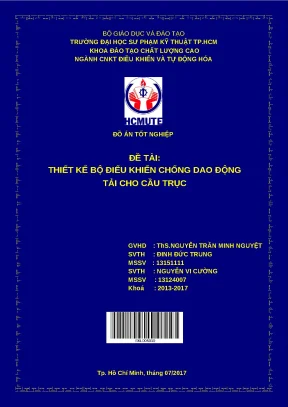 Thiết kế bộ điều khiển chống dao động tải cầu trục