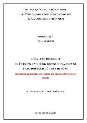 Phát triển ứng dụng đọc sách chia sẻ sách cũ trên di động