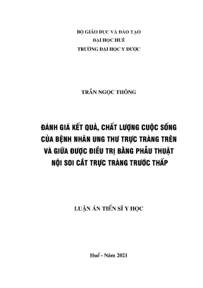 Đánh giá chất lượng cuộc sống ung thư trực tràng nội soi