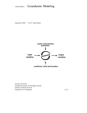 Groundwater Modeling: Techniques and Protocols