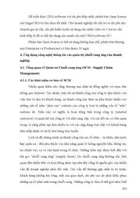 Thương mại điện tử 2009 phần 2: CRM và quản trị chuỗi cung ứng