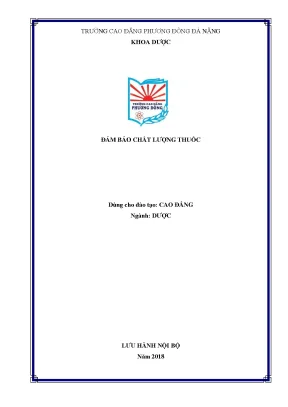 Đảm bảo chất lượng thuốc: Giáo trình Cao đẳng Phương Đông