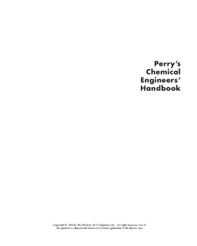 Perry's Chemical Engineers' Handbook 7th Edition