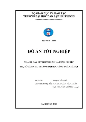 Đồ án tốt nghiệp Xây dựng dân dụng và công nghiệp