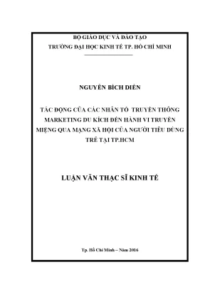 Marketing du kích và hành vi truyền miệng xã hội người trẻ