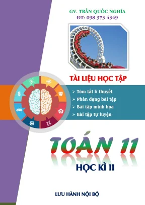 Tài liệu học tập Toán 11 Học kỳ 2 - Trần Quốc Nghĩa