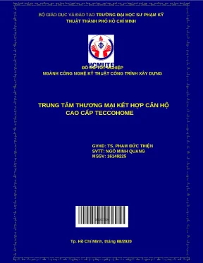 Đồ án: Trung tâm thương mại kết hợp căn hộ Teccohome