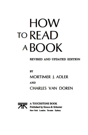 Bí quyết đọc sách từ chuyên gia Adler & Van Doren