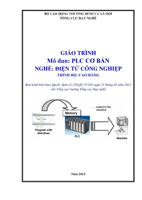 Giáo trình PLC Cơ bản - Điện tử Công nghiệp Cao đẳng