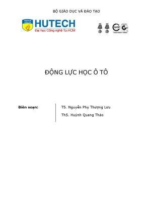 Giáo trình động lực học ô tô - TS. Nguyễn Phụ Thượng Lưu