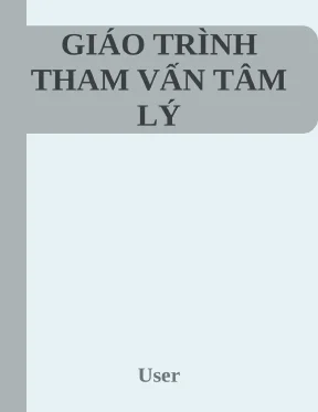 Giáo trình tham vấn tâm lý PGS. Trần Thị Minh Đức 552 trang