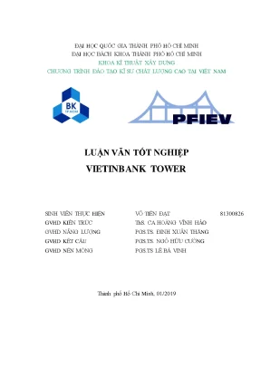 Phân tích thiết kế VietinBank Tower - Kết cấu, nền móng & năng lượng