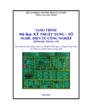 Giáo trình Kỹ thuật xung - số nghề điện tử công nghiệp trung cấp