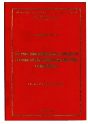 Giải pháp tăng cường quản lý vốn đầu tư xây dựng tại Bộ Công an