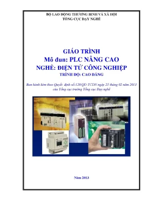 Giáo trình PLC nâng cao ngành Điện tử công nghiệp bậc cao đẳng
