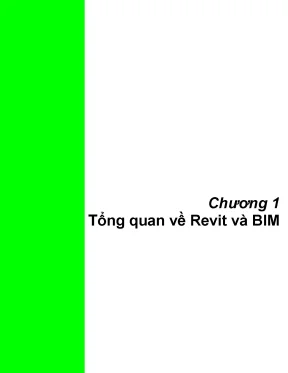 Tổng quan về Revit Architecture và phương pháp BIM trong thiết kế