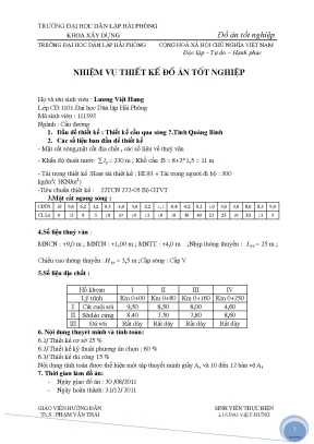 Thiết kế cầu qua sông Đồng Nai - Luận văn tốt nghiệp