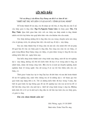 Thiết kế trụ sở liên cơ quan số 2 tỉnh Quảng Ninh