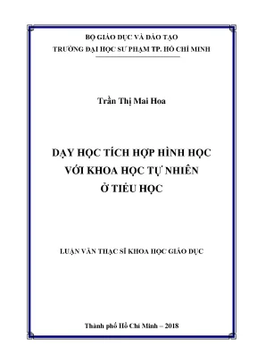 Dạy học tích hợp hình học và khoa học tự nhiên tiểu học