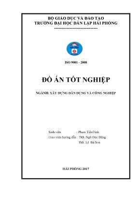 Luận văn tốt nghiệp ngành Xây dựng dân dụng và công nghiệp