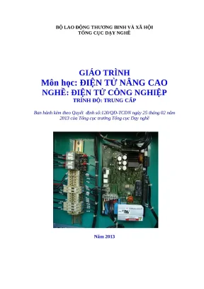 Giáo trình điện tử nâng cao nghề điện tử công nghiệp trình độ trung cấp