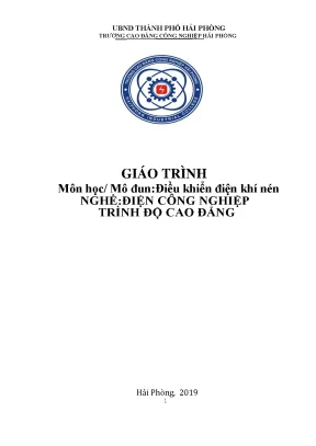 Giáo trình điều khiển điện khí nén ngành điện công nghiệp cđ công nghiệp hải phòng
