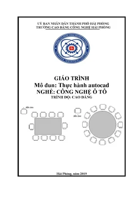 Giáo trình thực hành autocad ngànhcông nghệ ô tô cđ công nghiệp hải phòng