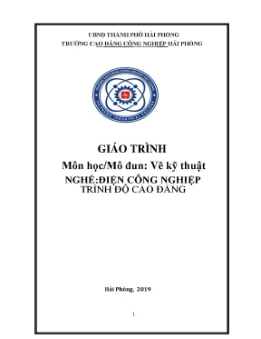 Giáo trình vẽ kỹ thuật ngành điện công nghiệp cđ công nghiệp hải phòng