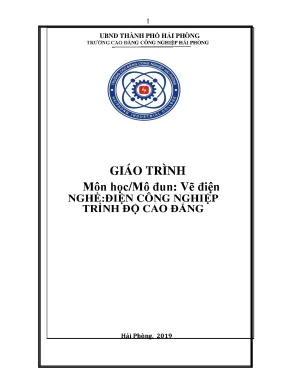 Giáo trình vẽ điện ngành điện công nghiệp cđ công nghiệp hải phòng