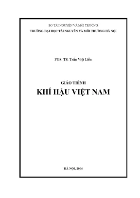 Giáo trình khí hậu việt nam
