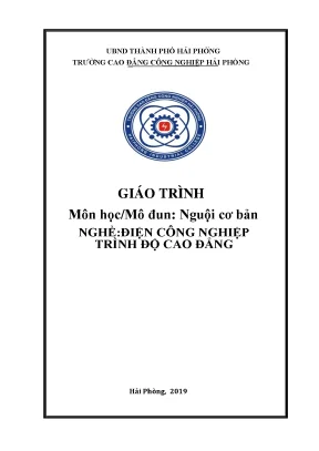 Giáo trình nguội cơ bản ngành điện công nghiệp cđ công nghiệp hải phòng