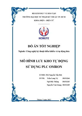 Đồ án tốt nghiệp lưu kho tự động sử dụng plc omron