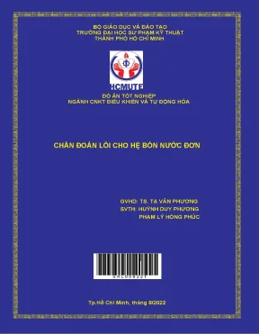 Chuẩn đoán lỗi cho hệ bồn nước đơn