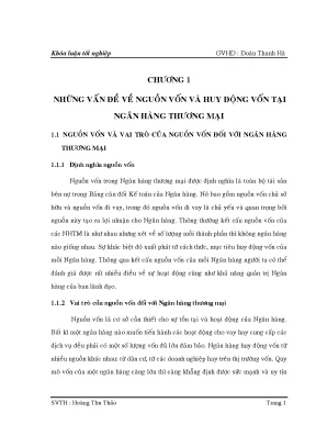 Phát triển hoạt động huy động vốn tại nhtmcp á châu chi nhánh tân thuận khóa luận tốt nghiệp đại học