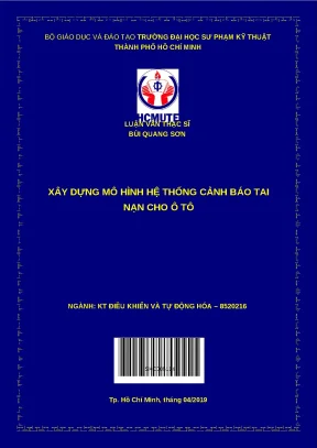 Luận văn thạc sĩ xây dựng mô hình hệ thống cảnh báo tai nạn cho ô tô